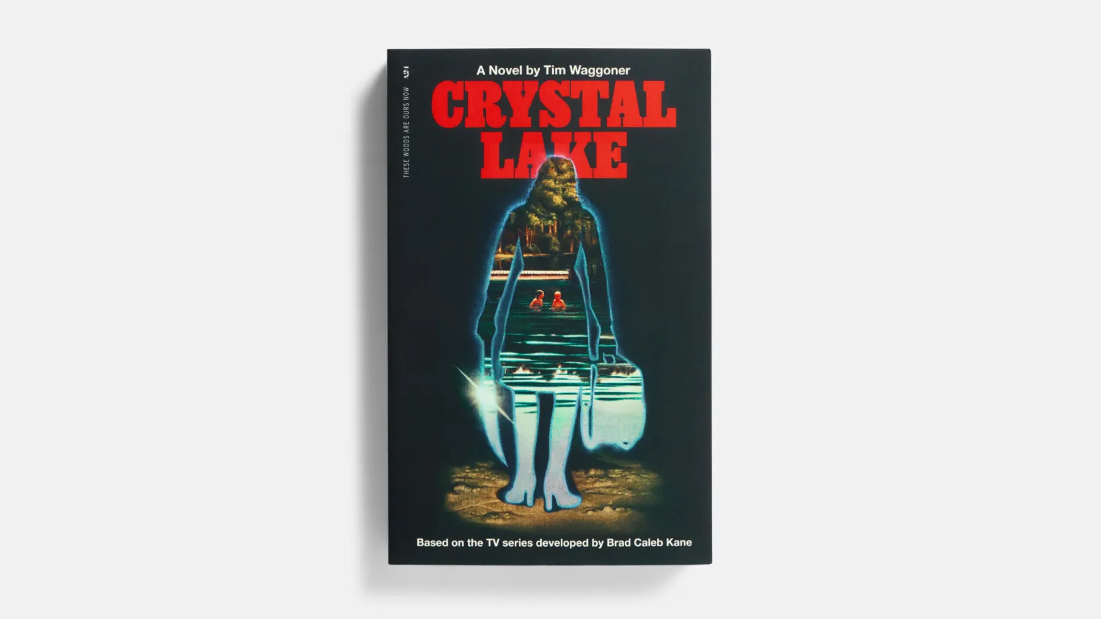 Crystal Lake novel by Tim Waggoner, the official A24 novelization of Peacock’s Friday the 13th prequel series.