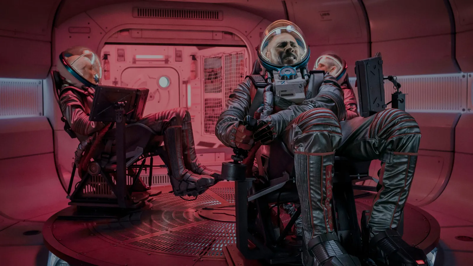 Idris Elba in Above the Below, a sci-fi survival thriller about three astronauts trapped beneath the ocean.