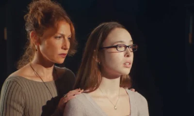 Ella Beatty and Ari Graynor in Act One, the upcoming psychosexual thriller directed by Sophia Takal.
