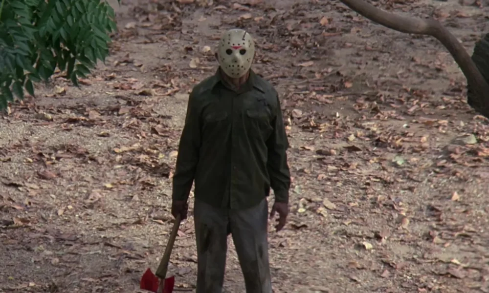 Jason Voorhees in Crystal Lake, the upcoming Peacock Friday the 13th prequel series featuring a mysterious mask