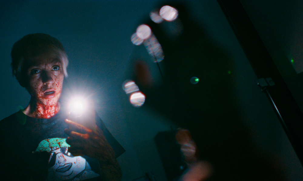 Still from Human, featuring Jackie Kelly in the upcoming supernatural horror movie from director Matt Stuertz.