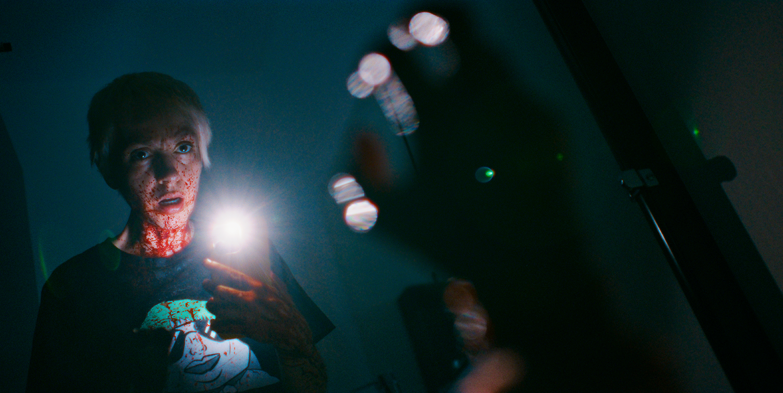 Still from Human, featuring Jackie Kelly in the upcoming supernatural horror movie from director Matt Stuertz.