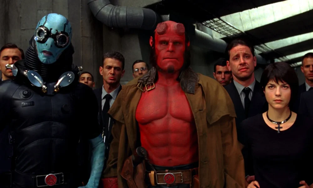 Ron Perlman as Hellboy in Guillermo del Toro’s original Hellboy film series, with fans still hoping for Hellboy 3.