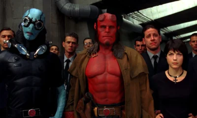 Ron Perlman as Hellboy in Guillermo del Toro’s original Hellboy film series, with fans still hoping for Hellboy 3.