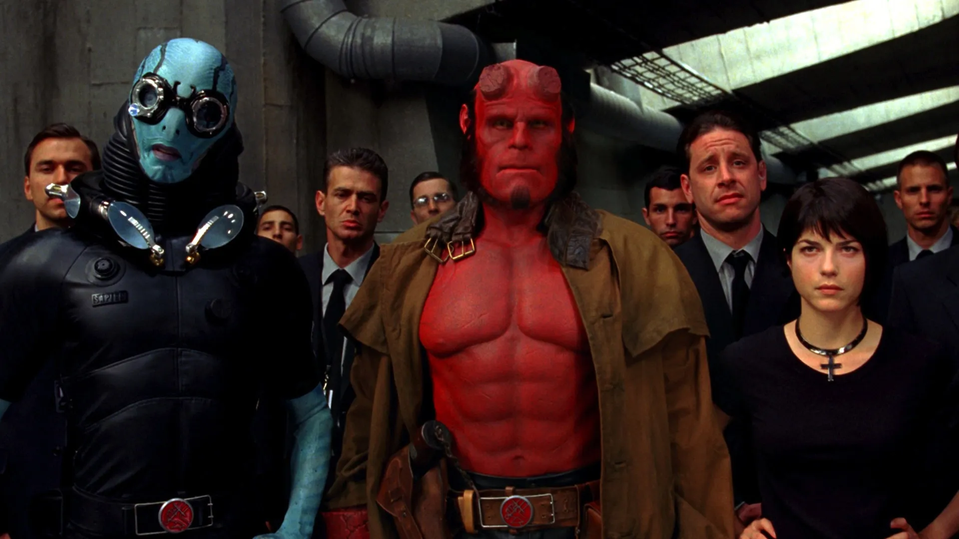 Ron Perlman as Hellboy in Guillermo del Toro’s original Hellboy film series, with fans still hoping for Hellboy 3.