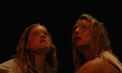 Jane Levy and Jessica Rothe in River horror movie