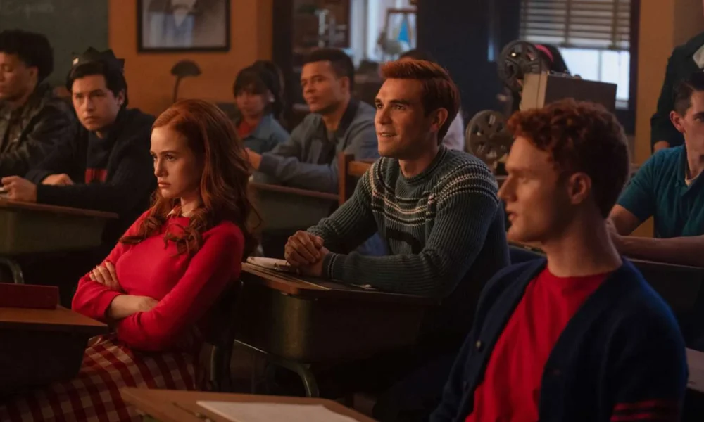 KJ Apa as Archie Andrews in Riverdale ahead of the Afterlife with Archie zombie horror series on Disney+