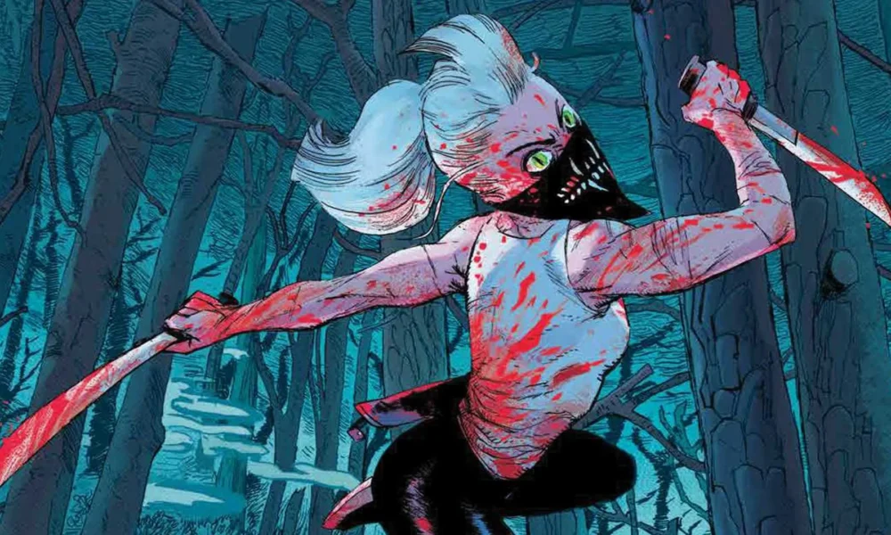 Erica Slaughter from Something Is Killing the Children, the horror comic being developed for film and television by Blumhouse