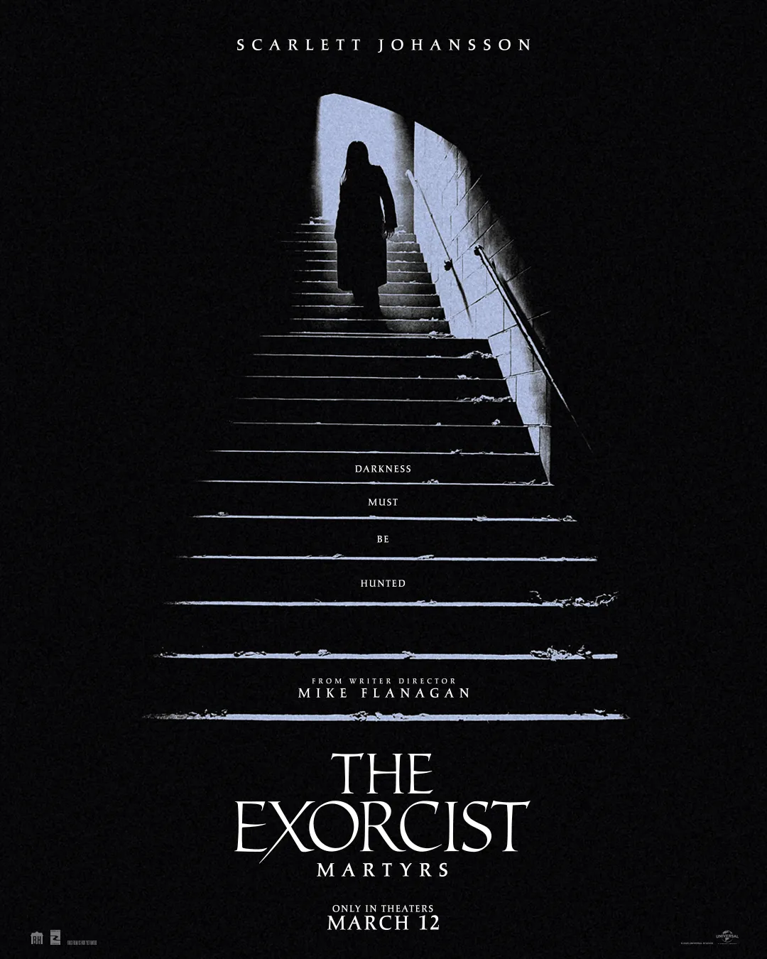 Mike Flanagan’s The Exorcist: Martyrs starring Scarlett Johansson, coming to theaters March 12, 2027.